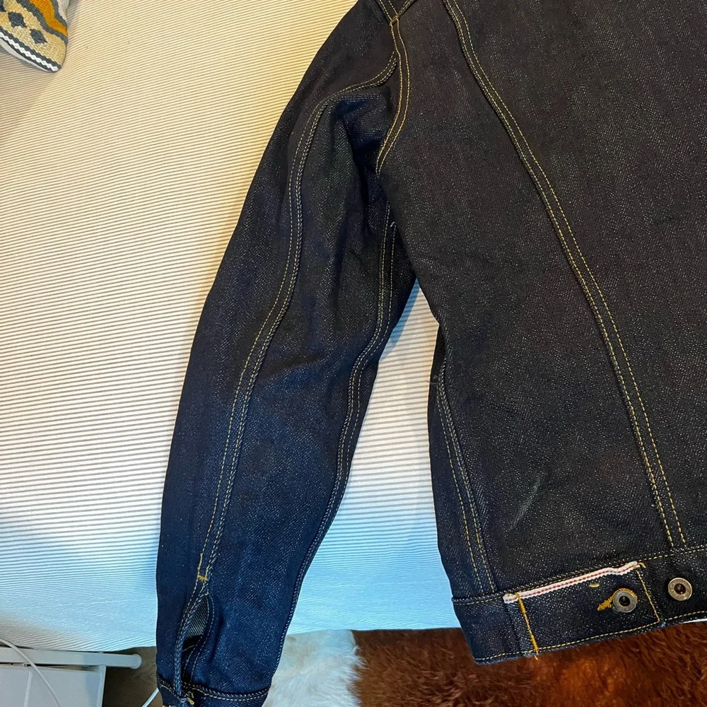 Ironside 16.5oz Sensei Japan Selvage Denim Jacket with Contrast Stitching - Picture 14 of 14